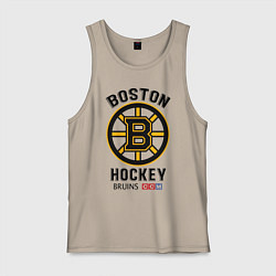 Майка мужская хлопок BOSTON BRUINS NHL, цвет: миндальный
