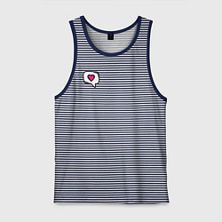 Мужская майка Сердце