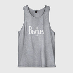 Майка мужская хлопок The Beatles, цвет: меланж