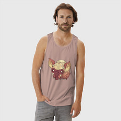 Майка мужская хлопок Dont Starve, цвет: пыльно-розовый — фото 2