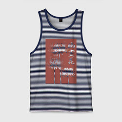 Мужская майка Призрачный цветок