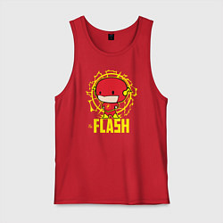 Майка мужская хлопок The Flash, цвет: красный