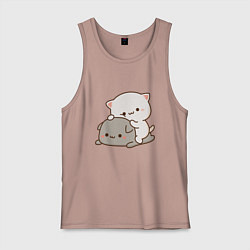 Мужская майка Милые котики