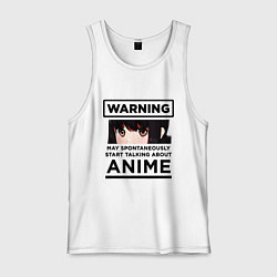 Мужская майка Warning ANIME