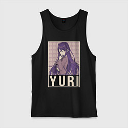 Майка мужская хлопок Yuri, цвет: черный