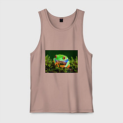Мужская майка Тропическая лягушка