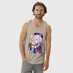 Майка мужская хлопок Ци Ци Кокосовое молоко, цвет: миндальный — фото 2