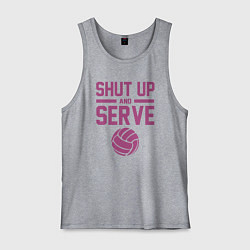 Мужская майка Shut Up And Serve