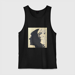 Майка мужская хлопок Andy Warhol art, цвет: черный