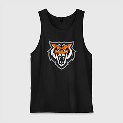Майка мужская хлопок Tigers Team, цвет: черный