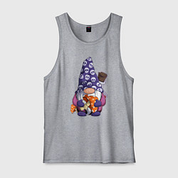 Мужская майка Гном с мухомором