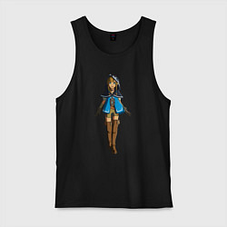 Майка мужская хлопок The Zelda, цвет: черный