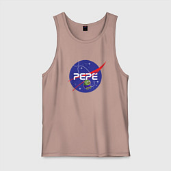 Майка мужская хлопок Pepe Pepe space Nasa, цвет: пыльно-розовый