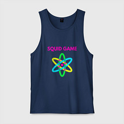 Майка мужская хлопок Squid Game Atom, цвет: тёмно-синий