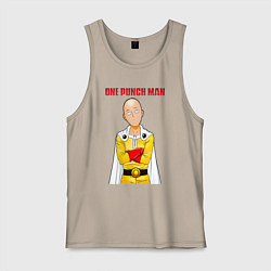 Мужская майка Сайтама безразличие One Punch-Man