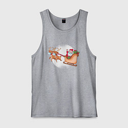 Мужская майка Санта в маске