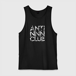 Майка мужская хлопок Anti NNN club, цвет: черный