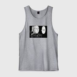 Майка мужская хлопок Любимое слово Геральта FUCK, цвет: меланж