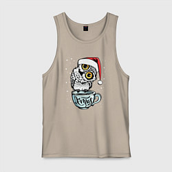 Мужская майка X-mas Owl