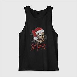 Мужская майка SLAYER SKULL SANTA NEW YEAR