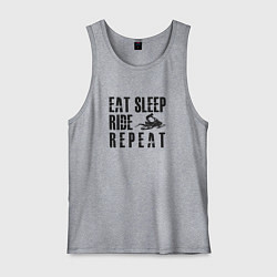 Мужская майка Eat, sleep, ride, repeat