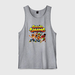 Мужская майка Subway Surfers персонажи