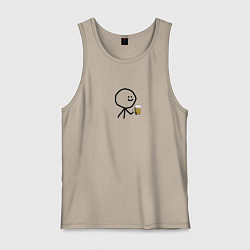 Мужская майка Человечек для двоих