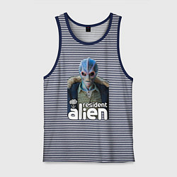 Мужская майка Resident alien