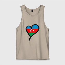 Мужская майка Azerbaijan Heart