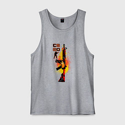 Мужская майка CS GO Винтовка M4A4 HOWL