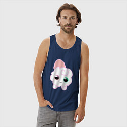 Майка мужская хлопок Toca Kitchen котик, цвет: тёмно-синий — фото 2