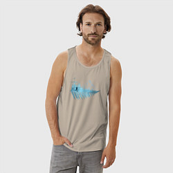 Майка мужская хлопок Rum in the Wild, цвет: миндальный — фото 2