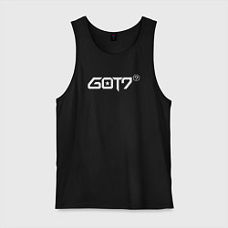 Майка мужская хлопок Got7 jinyoung, цвет: черный