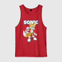 Мужская майка Майлз Тейлз Прауэр Sonic Видеоигра