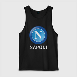 Майка мужская хлопок SSC NAPOLI Napoli, цвет: черный