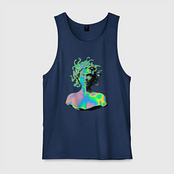 Мужская майка Gorgon Medusa Vaporwave Neon