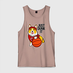 Мужская майка JUST DUNK IT корги