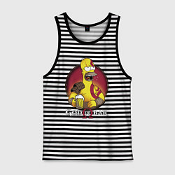 Мужская майка Homer god of bar