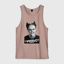 Майка мужская хлопок The Prodigy - firestarter, цвет: пыльно-розовый