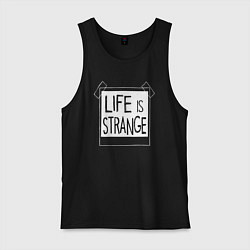 Майка мужская хлопок Life Is Strange - games, цвет: черный