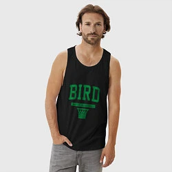 Майка мужская хлопок Bird - Boston, цвет: черный — фото 2