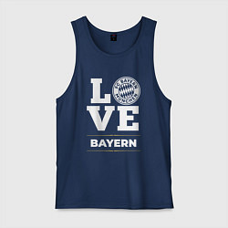 Майка мужская хлопок Bayern Love Classic, цвет: тёмно-синий