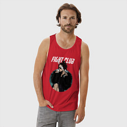 Майка мужская хлопок Helena Bonham Carter, цвет: красный — фото 2