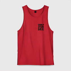 Мужская майка Самый лучший Босс Black