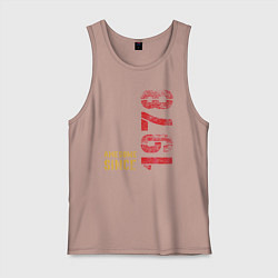 Майка мужская хлопок Потрясающий человек с 1978 года, цвет: пыльно-розовый