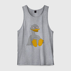 Мужская майка Два весёлых гуся СЕРЫЙ