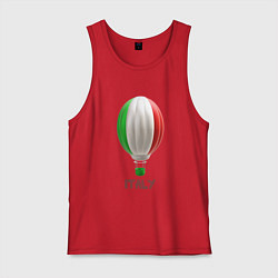 Мужская майка 3d aerostat Italy flag