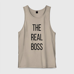 Мужская майка The real boss!