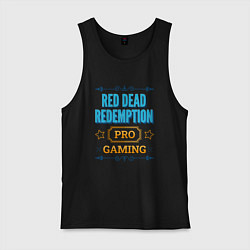 Майка мужская хлопок Игра Red Dead Redemption PRO Gaming, цвет: черный