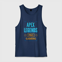 Майка мужская хлопок Игра Apex Legends pro gaming, цвет: тёмно-синий